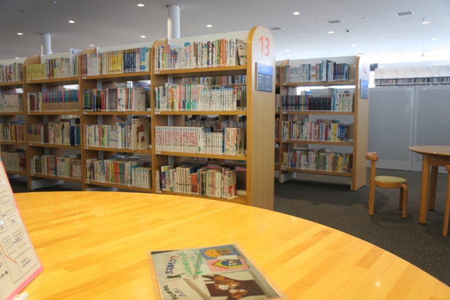 図書館の館内の写真