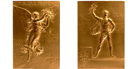 1900年 フランス パリオリンピックメダル