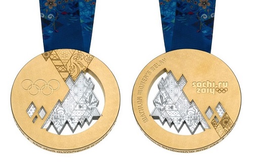 2014年 ロシア ソチ冬季オリンピックメダル