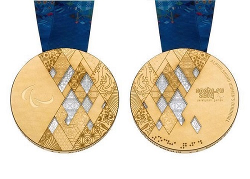2014年 ロシア ソチ冬季パラリンピックメダル