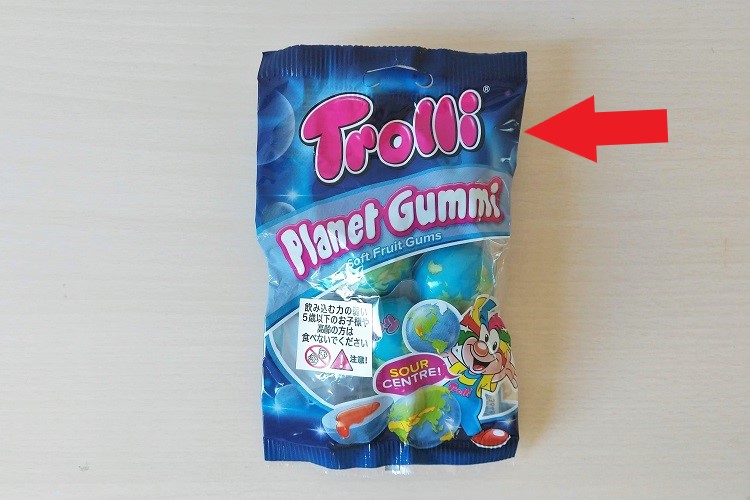 Trolli（トローリ）Planet Gummiのパッケージの写真