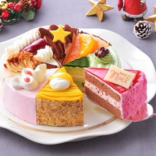銀座コージーコーナー　クリスマスアソートケーキの写真